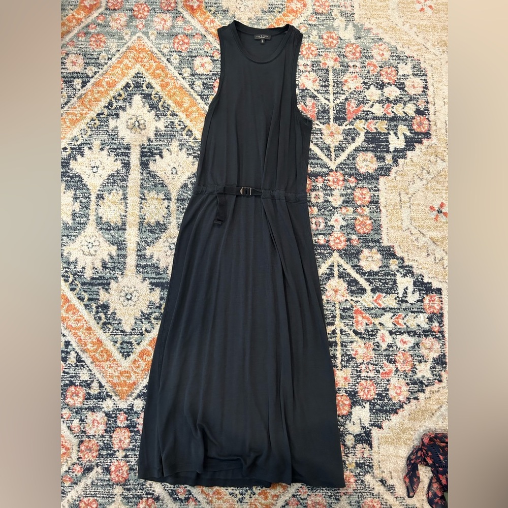 Rag & Bone black maxi tank dress